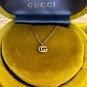 Gucci GG Running 18k Rose Gold Necklace
